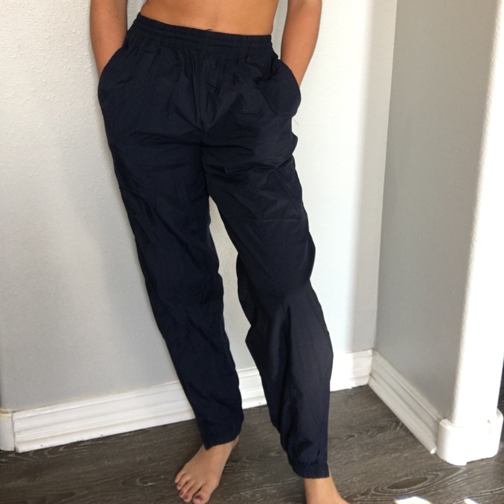 Vintage Reebok Navy Blue Track Pants